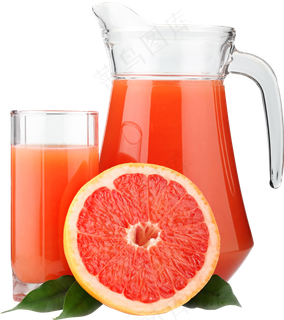 果汁鲜果汁柠檬汁橙汁免抠