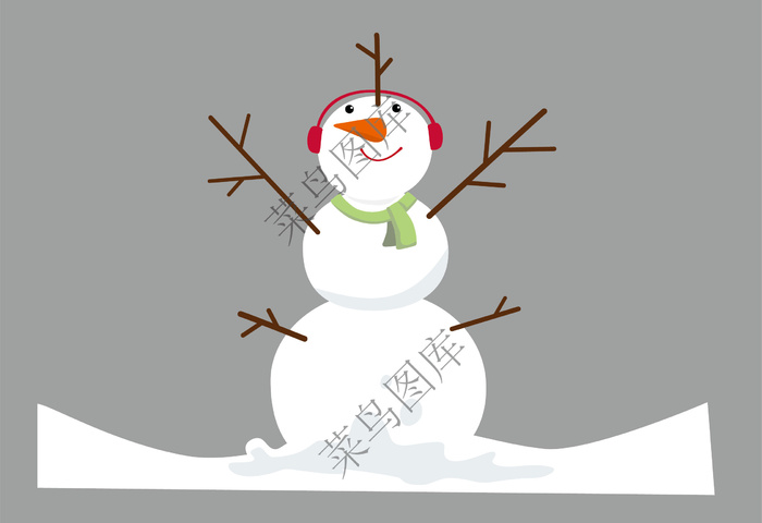 雪人矢量图