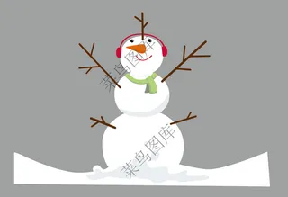 雪人矢量图