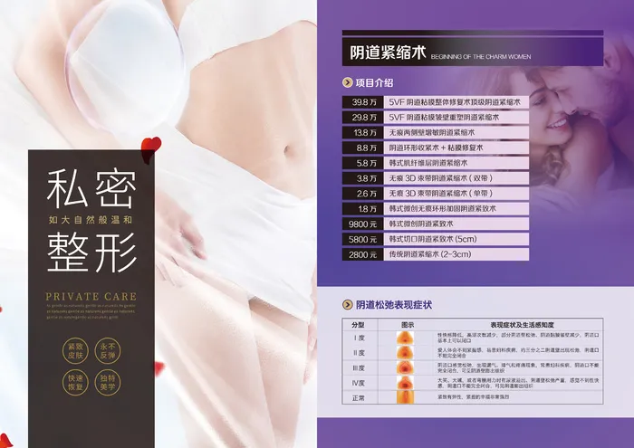 私密整形画册01psd模版下载