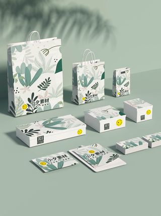 包装智能贴图样机VI效果PSD素材