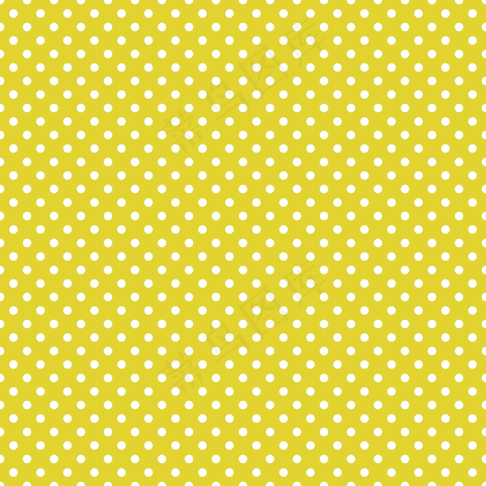 白色圆点黄色背景图片