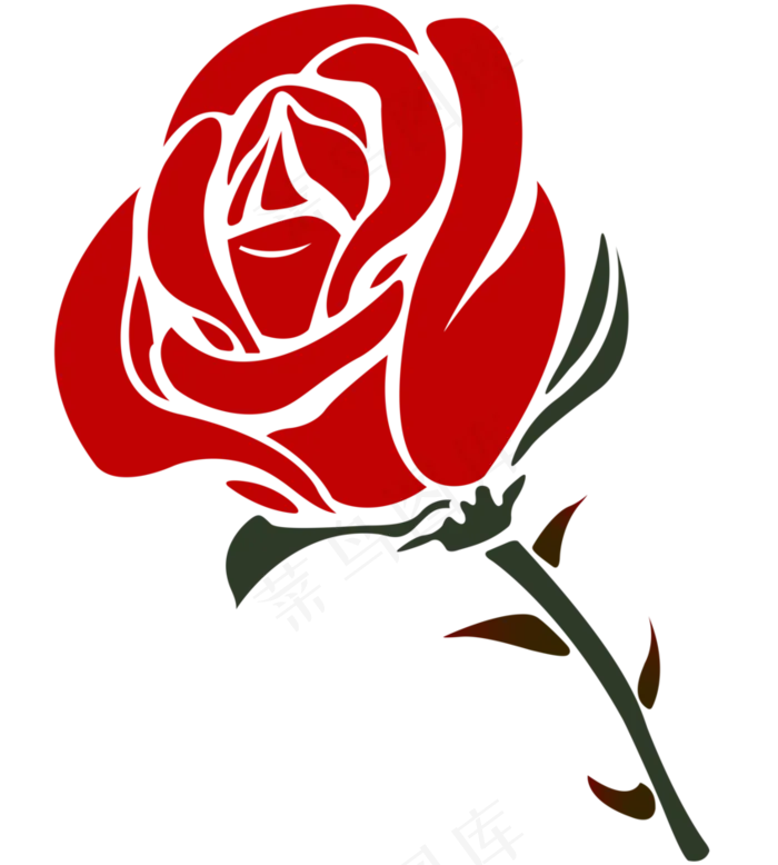 玫瑰 红色 红玫瑰 玫瑰花 花朵 鲜花特写 免抠