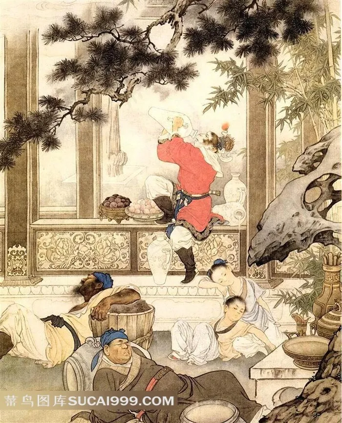 古典神话人物艺术图片