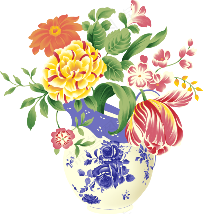 花饰和花束  