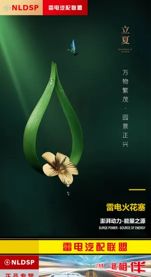 立夏节气海报