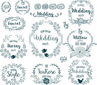 欧式复古线条边框花纹AI矢量LOGO角框花边分割线设计PSD卡片素材