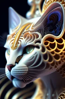 豹头猫头机器外星人形象设计