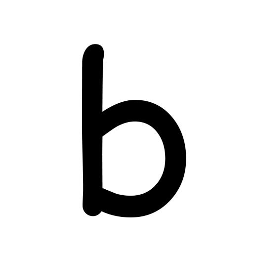 字母B PNG免抠(1500x1500)