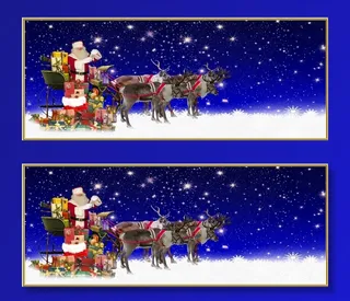 圣诞节雪花风景装饰背景墙