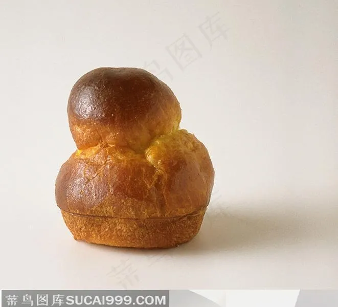 异型烤制面包特写