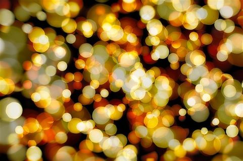 黄色朦胧光斑高清图片