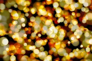 黄色朦胧光斑高清图片