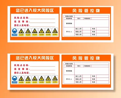 三级风险点工地施工安全模板