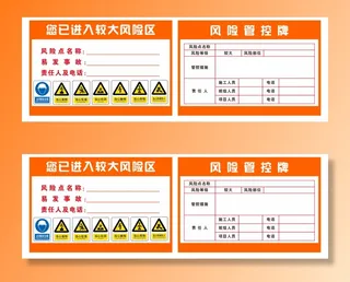 三级风险点工地施工安全模板