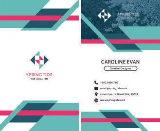 精美国外名片设计模板矢量素材ai矢量模版下载