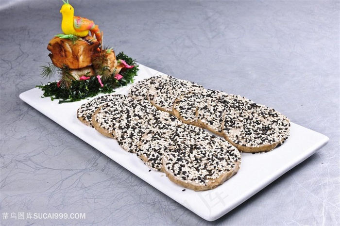 长安胡麻饼的美食图片