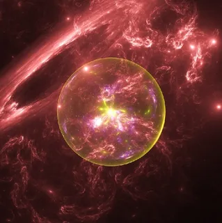 元宇宙世界天空背景墙风景