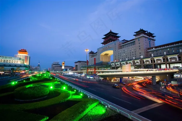 西客站建筑摄影摄影图片