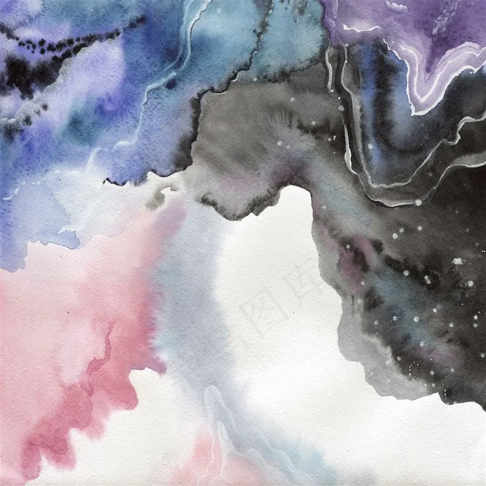 水墨风景画背景高清图片