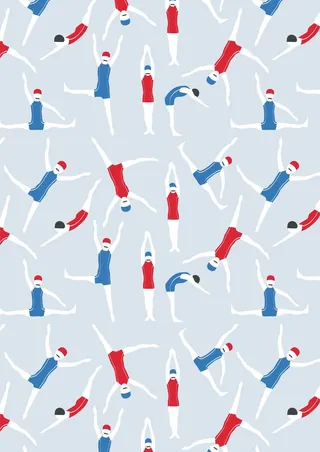 游泳运动准备动作