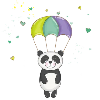 小熊猫降落伞