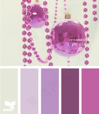 冬天系配色色卡色彩搭配