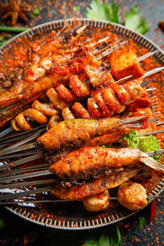 烧烤  烤串 烤肉素材 (2)