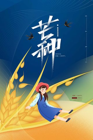 芒种 芒种海报图片