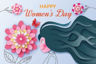 设计三八妇女节女神节背素材