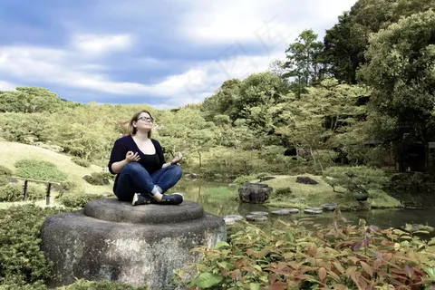 瑜伽冥想姿势图片