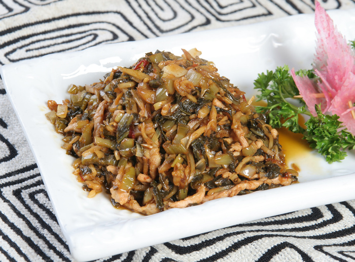 04 梅菜笋丝炒肉丝-画苑