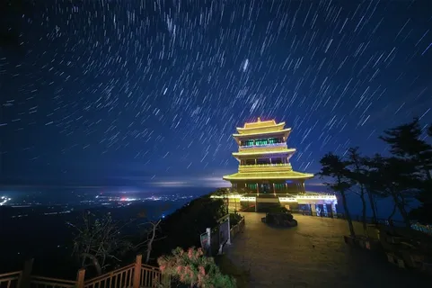 沂蒙山唯美星空