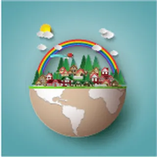 C4d插画 浮雕插画 卡通插画 背景插画