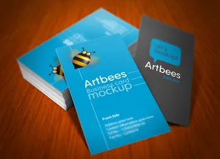 名片样机设计素材