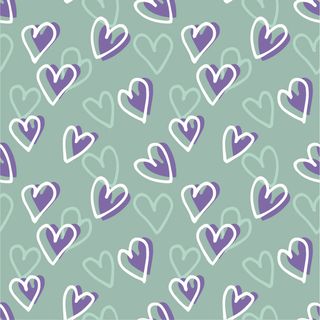 爱心心形四方连续循环图