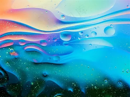 高清幻彩水波流体背景图片 高清幻彩水波流体背景图片