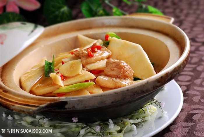 和味山药中华美食摄影图