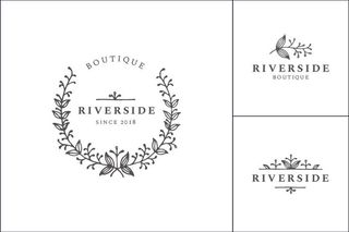 手绘标志LOGO素材