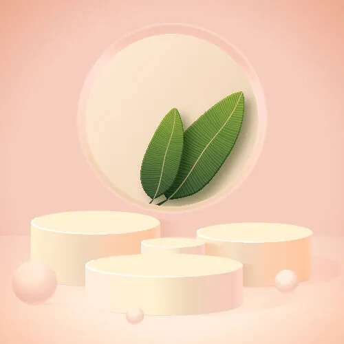 创造商店3D展示台素材ai矢量模版下载