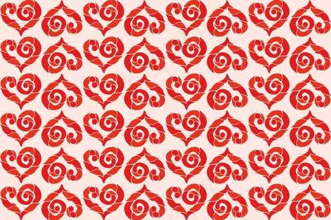 红色创意心形背景图片