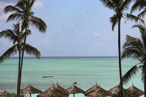非洲桑给巴尔海边风景图片