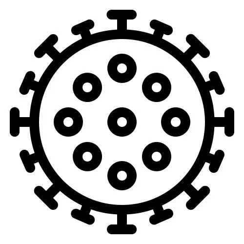 停止冠状病毒！ PNG免抠(500x500)