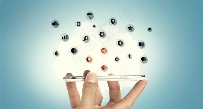 智能手机信息图标