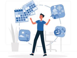 扁平化人物场景办公互联网等距ai矢量设计网页海报UI素材插画