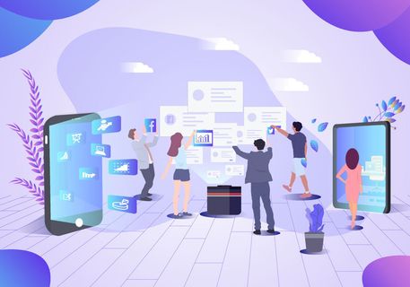 商务2.5D未来科技商务素材