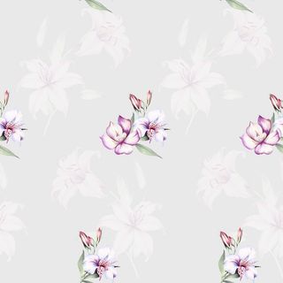 花卉唯美手绘花朵面料纹理手机壳布料面料印花服装矢量图案素材