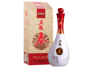 超市商品清晰大图免抠实物摄影png格式图片透明底品牌白酒五粮春(2)