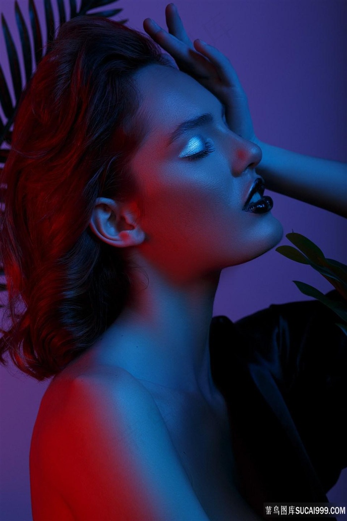 时尚美女模特美容