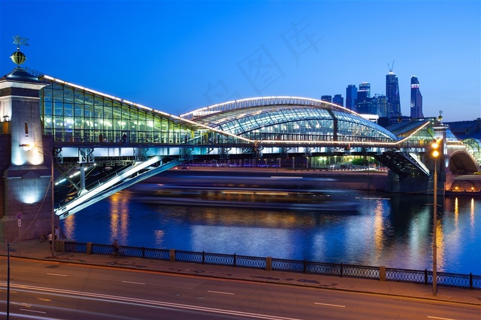 高清建筑夜景风景画